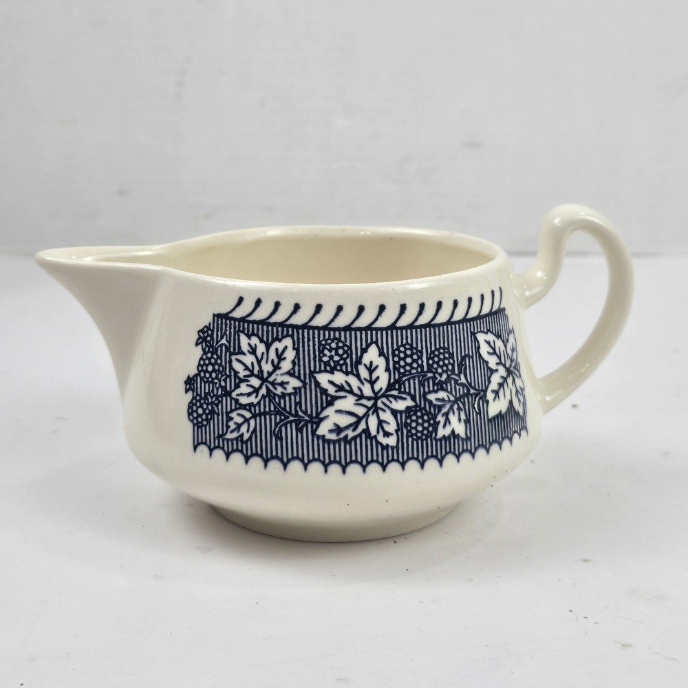 Vintage 1936 Homer Laughlin Shakespeare Country Blue Creamer Excellent Condition